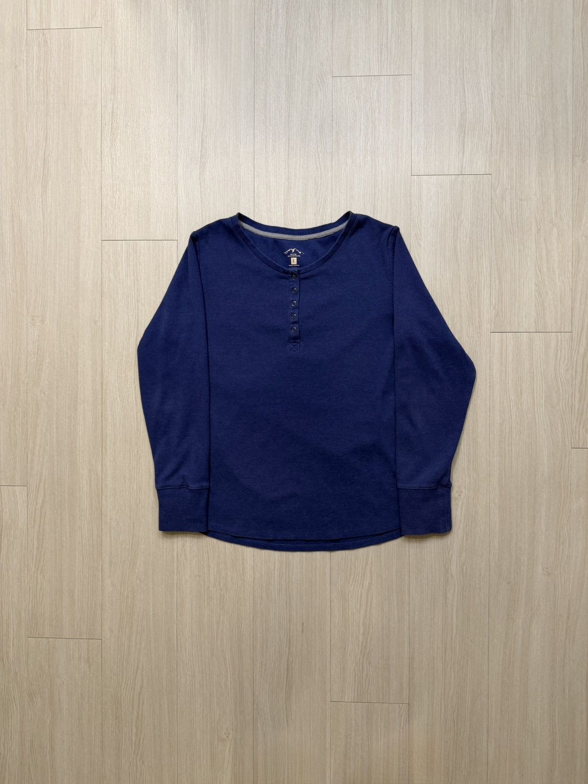 Other Blue Mountain Blue Henley Shirt Size US L / EU 52-54 / 3 - 1 Thumbnail
