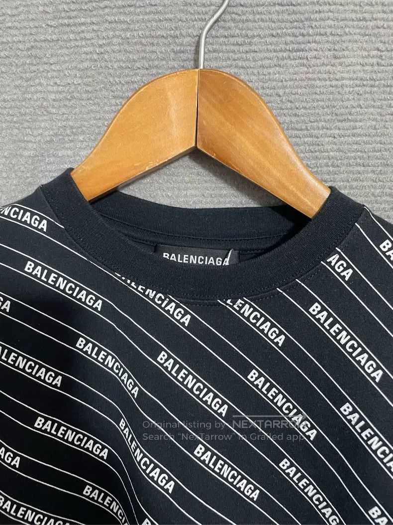 Balenciaga Balenciaga Diagonal letter full-print short-sleeve Size US S / EU 44-46 / 1 - 3 Thumbnail
