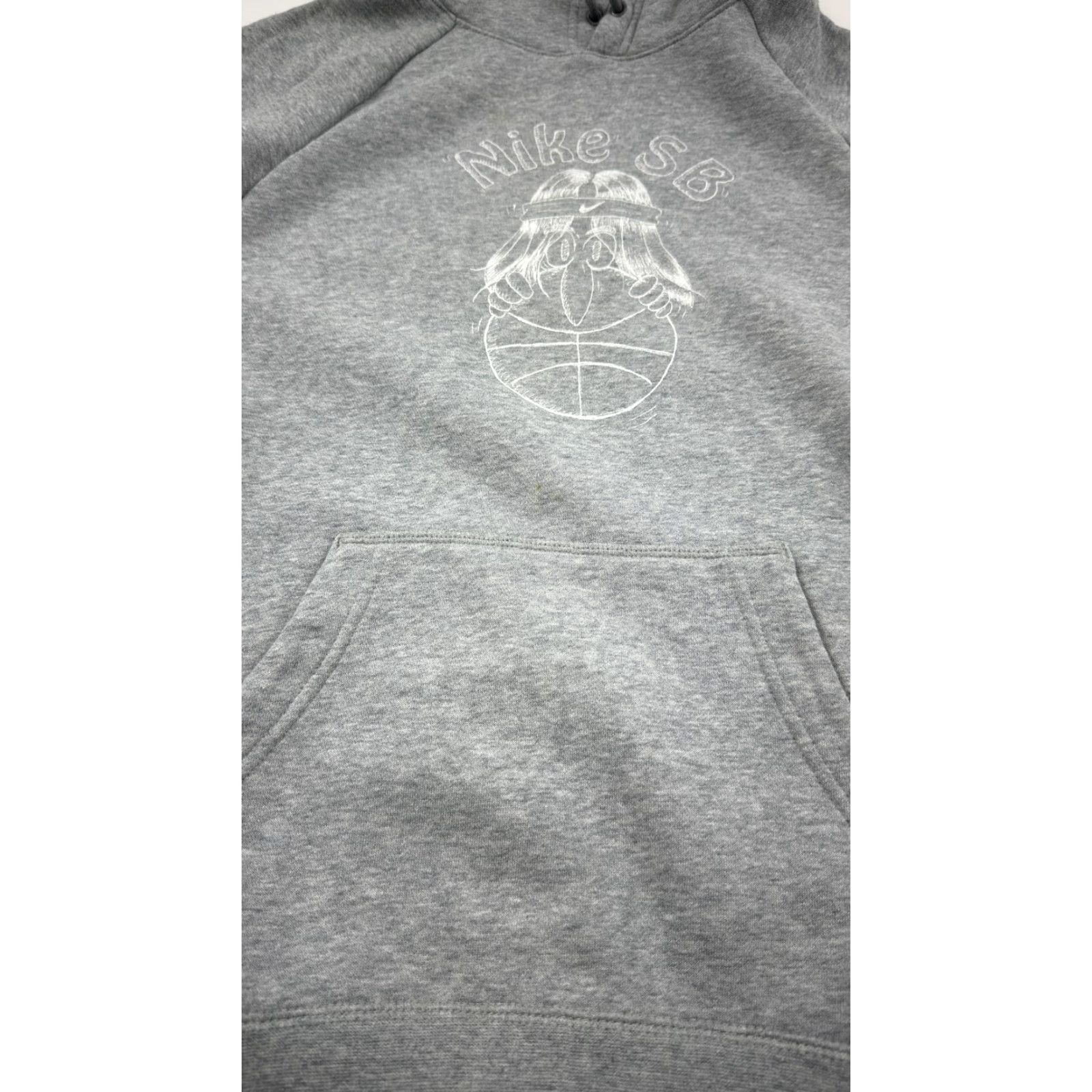 Nike Nike SB Hoodie Mens Small Gray Pullover Graphic Logo Skateboarding Basketball Size US S / EU 44-46 / 1 - 2 Thumbnail