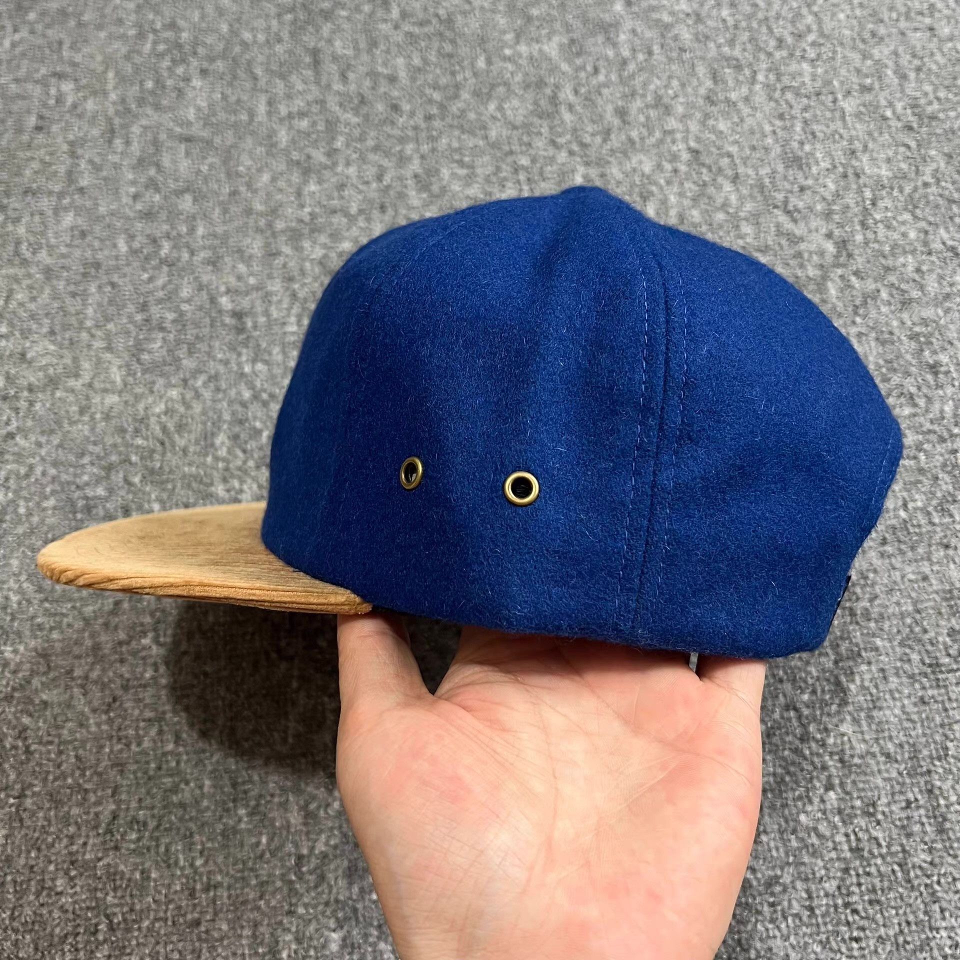 Sixty SIXTY vintage embroidered woolen corduroy baseball cap Q7 Size ONE SIZE - 7 Thumbnail