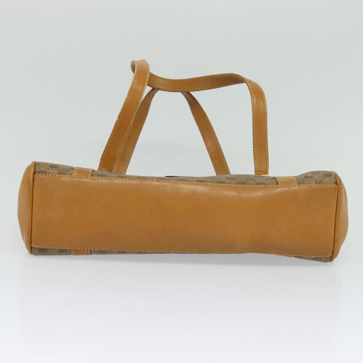 Gucci GUCCI Micro GG Supreme Hand Bag Pvc Leather Beige Gold 000 Size ONE SIZE - 9 Thumbnail