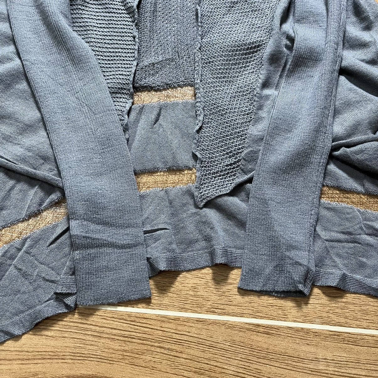 Rick Owens Rick Owens Dust Knitted Wrap Cardigan Size XS / US 0-2 / IT 36-38 - 4 Thumbnail