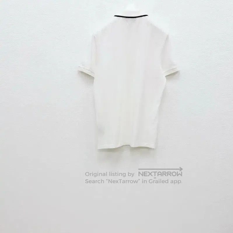 Burberry Burberry White Cotton Men's Short Sleeve Polo. Size US S / EU 44-46 / 1 - 4 Thumbnail