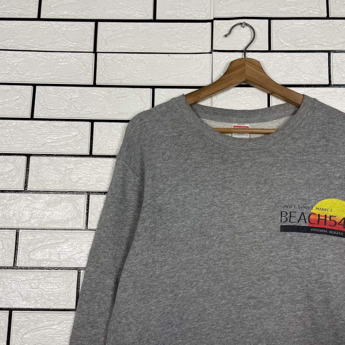 Japanese Brand Itoshima Nogita Beach Crewneck Sweatshirt Size US M / EU 48-50 / 2 - 6 Thumbnail