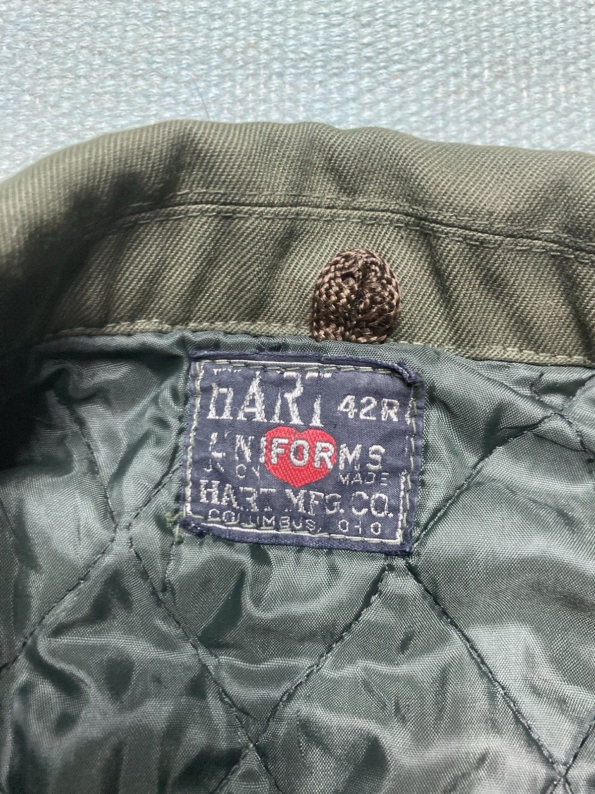 Vintage 50s 3 pocket work jacket Hart Uniforms AS IS BROKEN ZIP larg Size US L / EU 52-54 / 3 - 6 Thumbnail