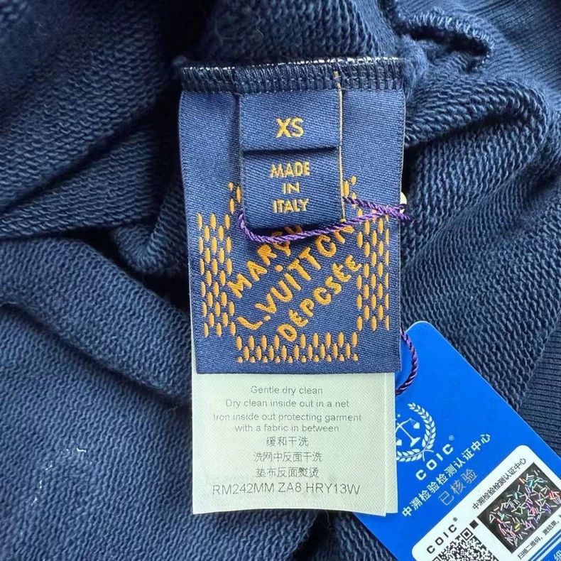 Louis Vuitton Louis Vuitton 24 New Nautical Collection Navy Blue Hoodie 2 Size US XS / EU 42 / 0 - 5 Thumbnail