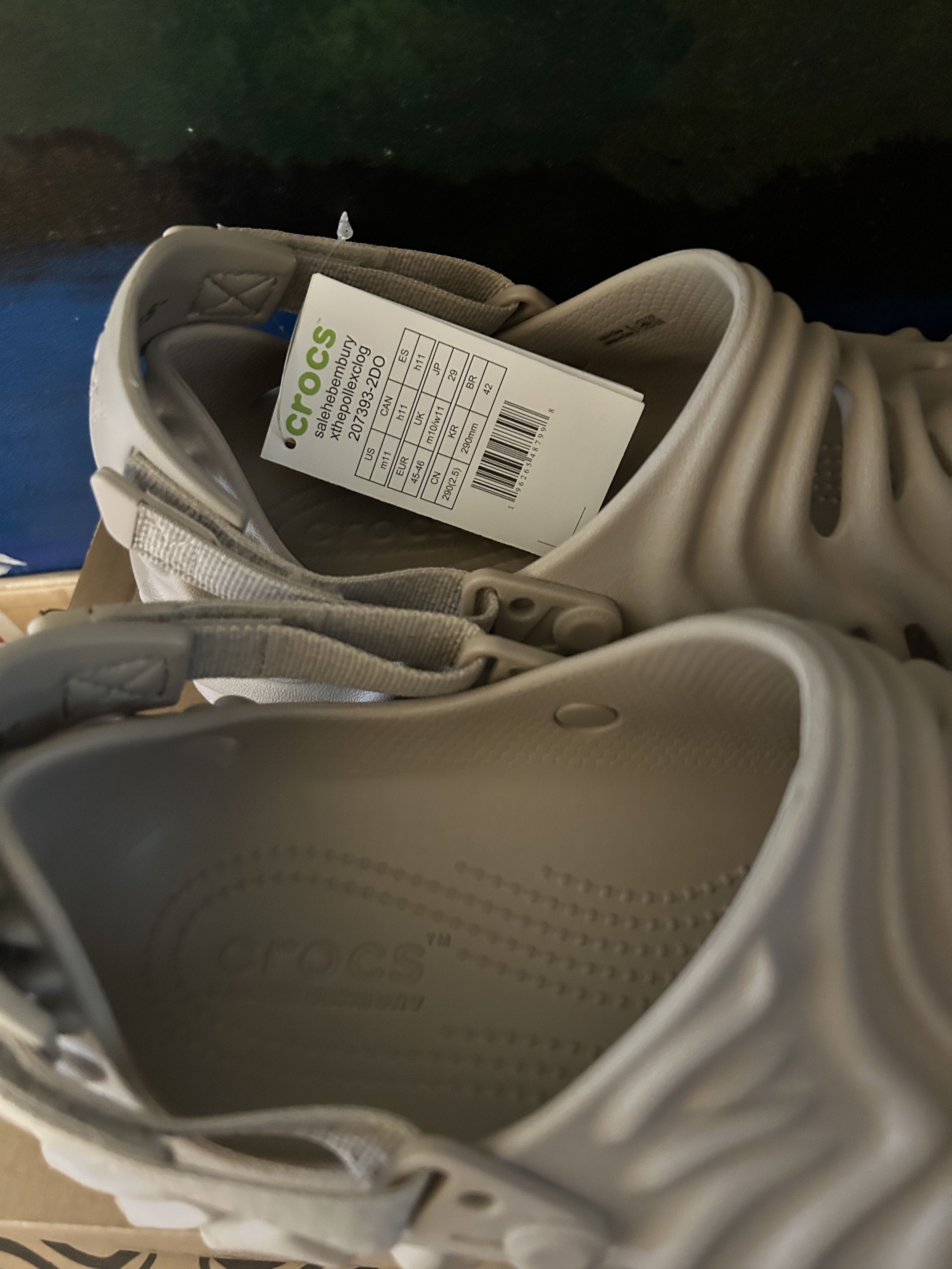 Crocs × Salehe Bembury Crocs Pollex Clog by Salehe Bembury Horchata Size US 12 / EU 45 - 4 Thumbnail