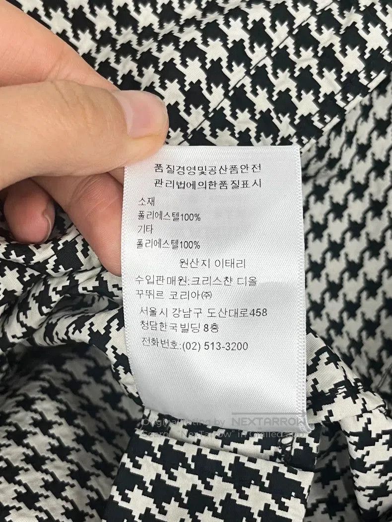 Dior Dior Houndstooth Windbreaker Coat. Size US XS / EU 42 / 0 - 7 Thumbnail