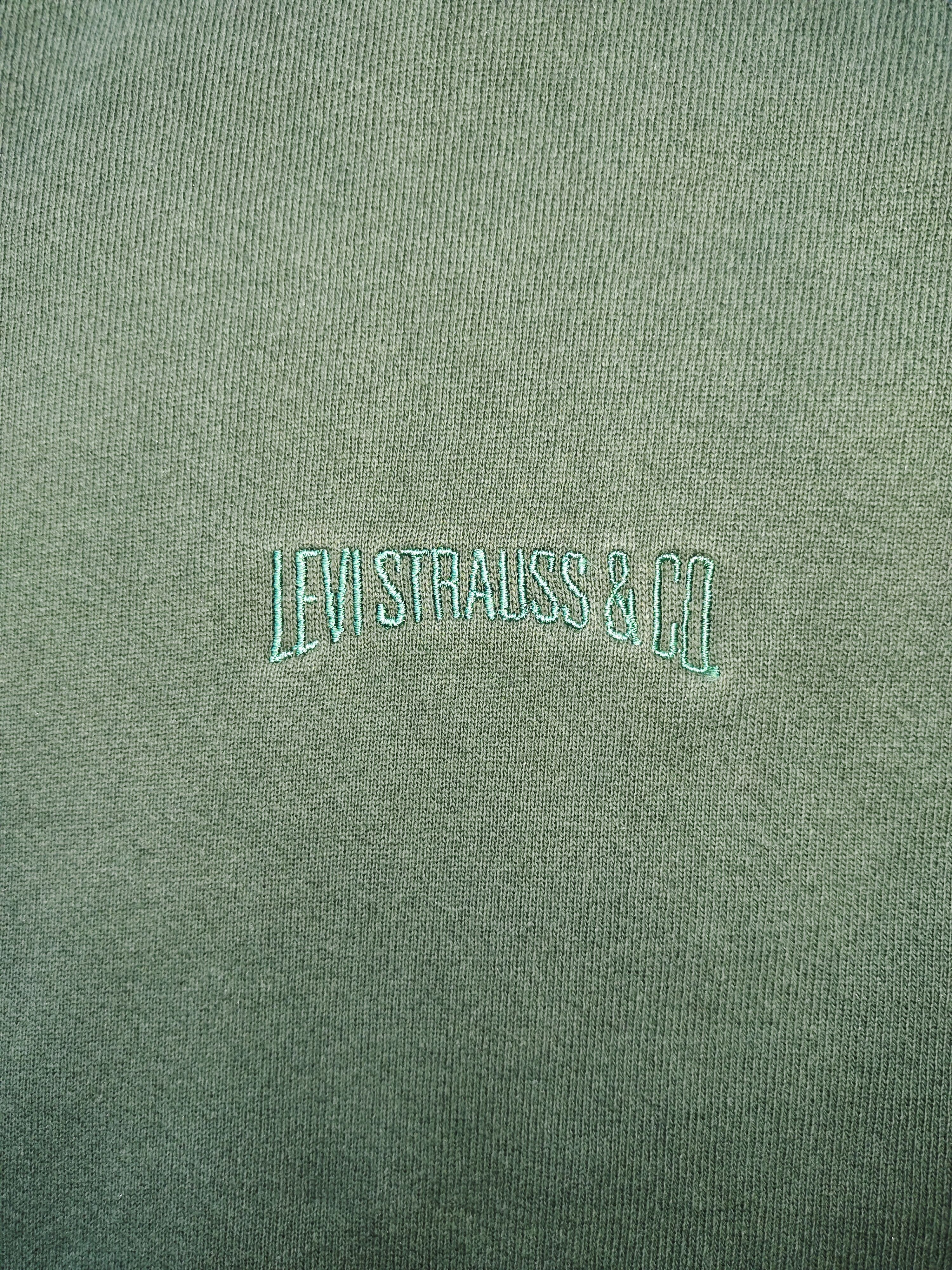 Levi's Vintage Clothing × Vintage VINTAGE DISTRESSED LEVI STRAUSS & CO GREEN SWEATSHIRT Size US XL / EU 56 / 4 - 5 Thumbnail