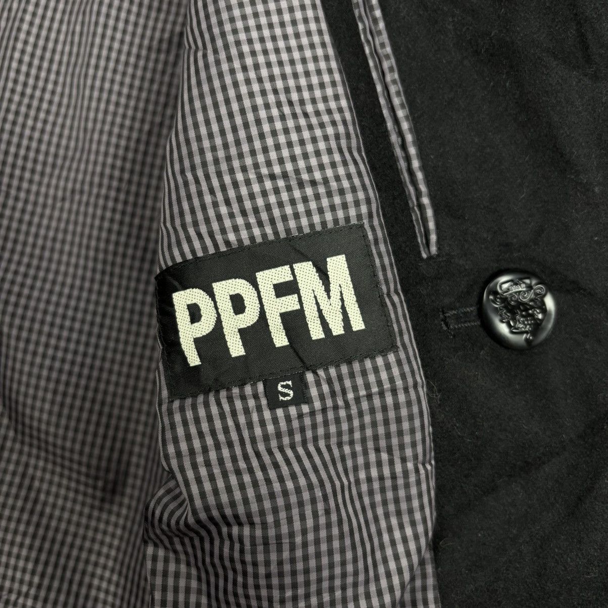 14th Addiction 2000s PPFM - Fur Hoodie Waist Pocket Napoleon Jacket Size US S / EU 44-46 / 1 - 13 Thumbnail