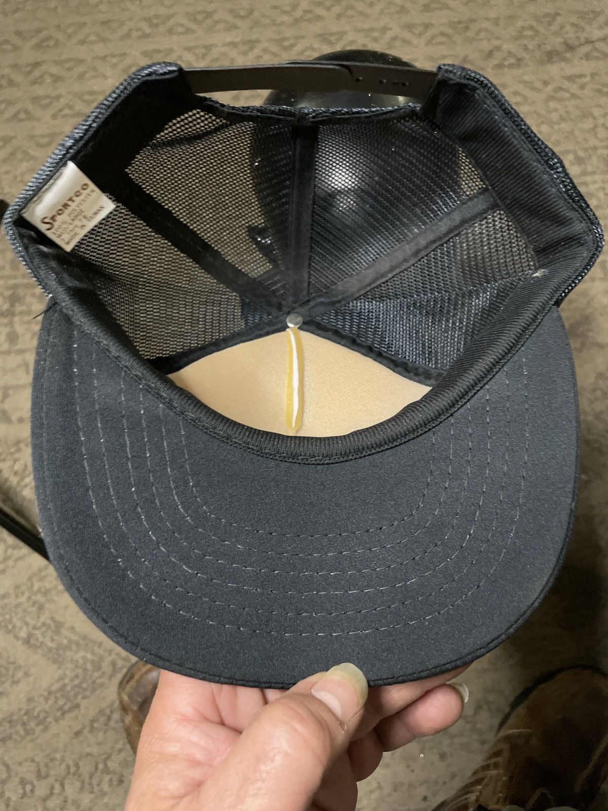 Vintage THICKS GLASS LAPEER MI hat cap SnapBack foam mesh trucker 🔥 Size ONE SIZE - 10 Thumbnail