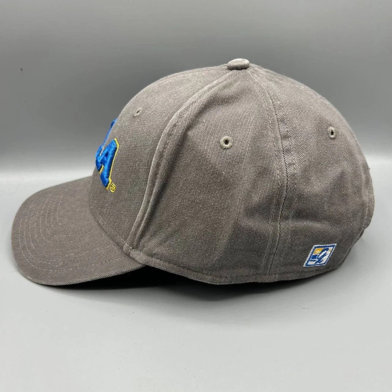 The Game Vintage UCLA Bruins Hat Men Gray NCAA Strap Back Cap Cotton Size ONE SIZE - 4 Thumbnail