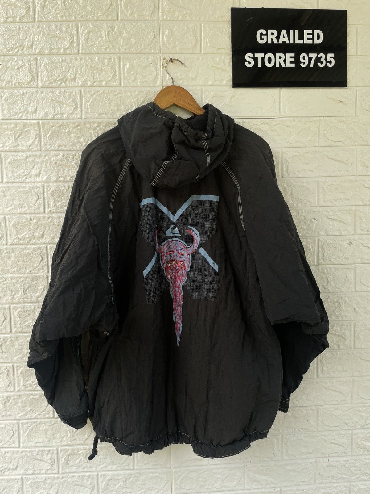 Japanese Brand × Quiksilver × Vintage Vintage QuikSilver Winbreaker Parka Anorak Jacket Size US M / EU 48-50 / 2 - 6 Thumbnail