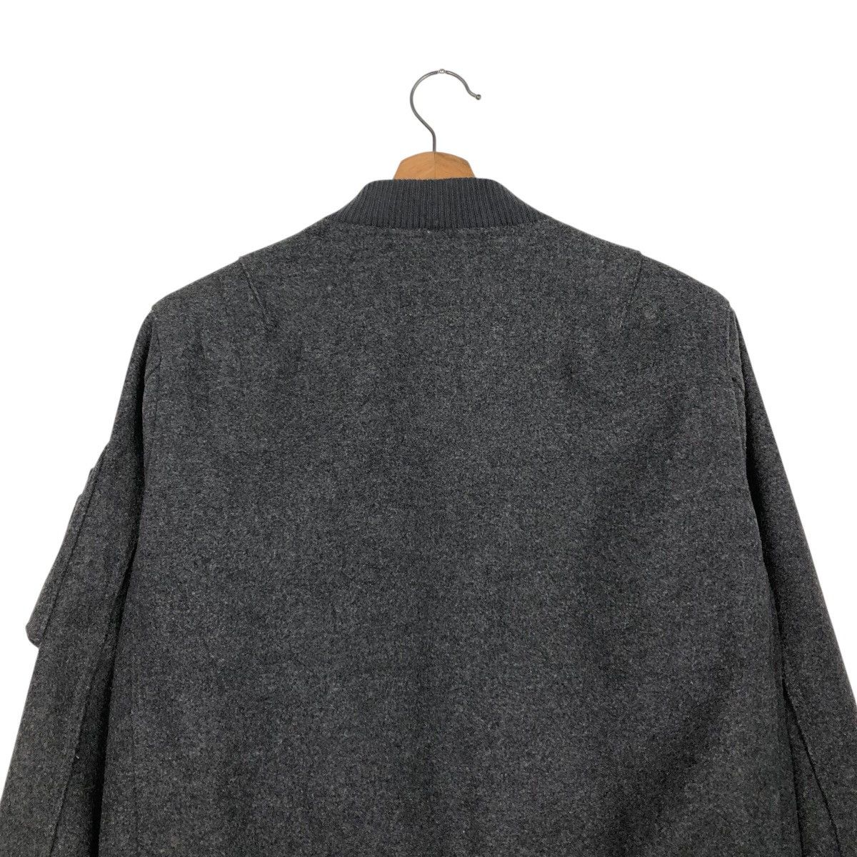 Japanese Brand 📌Vintage Wool Bomber Jacket Urban Research Issey Miyake Size US M / EU 48-50 / 2 - 10 Thumbnail