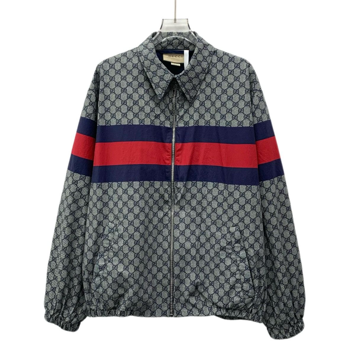 Gucci Gucci 24 Colorblocked Logo All Over Printed Cotton Jacket Size US S / EU 44-46 / 1 - 1 Thumbnail