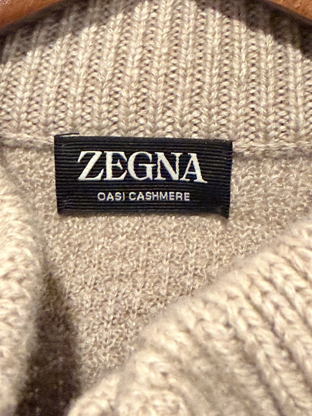 Ermenegildo Zegna Zegna Oasi Cashmere Suede Panelled Cardigan Sweater Jacket Size US L / EU 52-54 / 3 - 4 Thumbnail