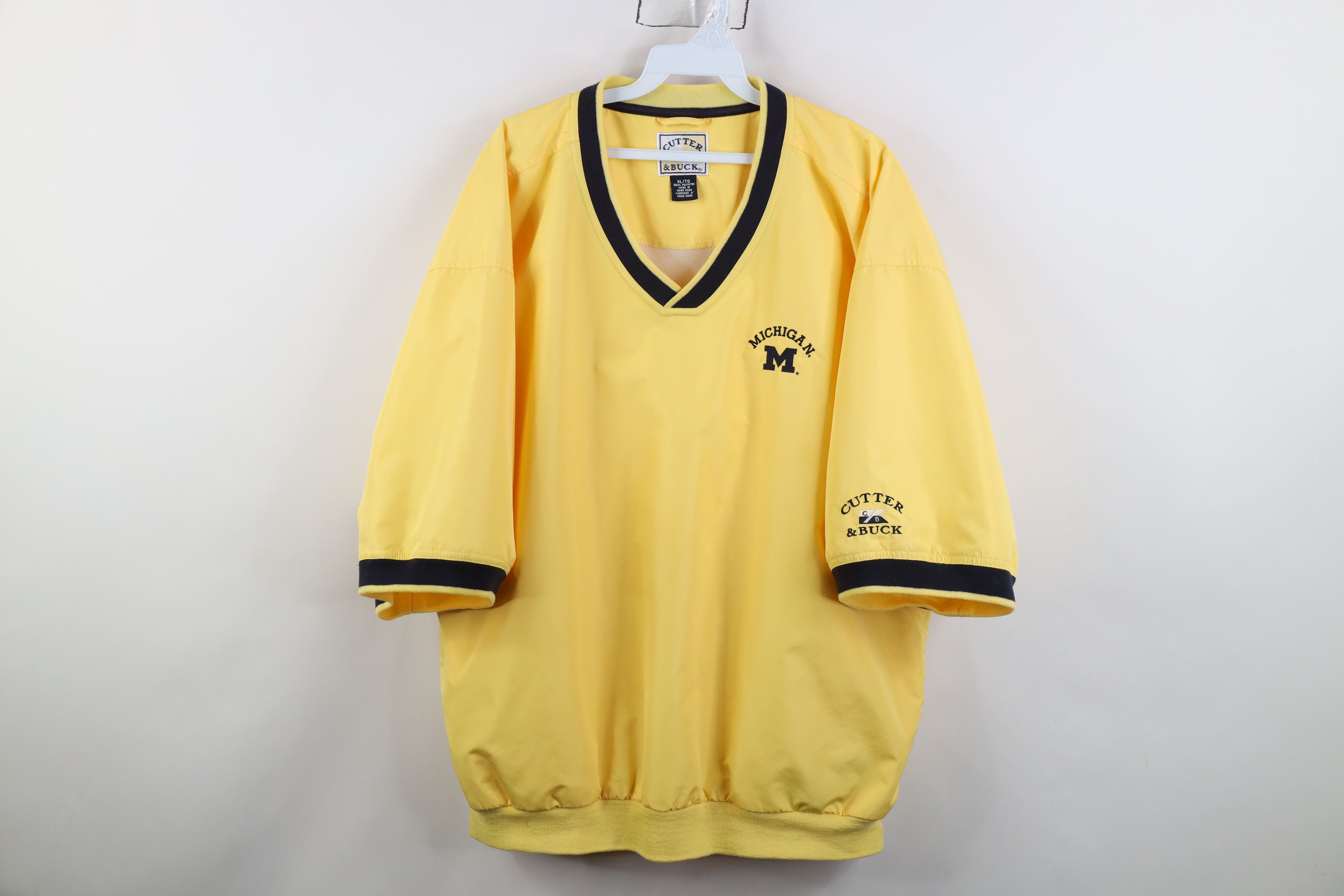 Vintage Vintage University of Michigan Short Sleeve Golf Rain Jacket Size US XL / EU 56 / 4 - 1 Thumbnail