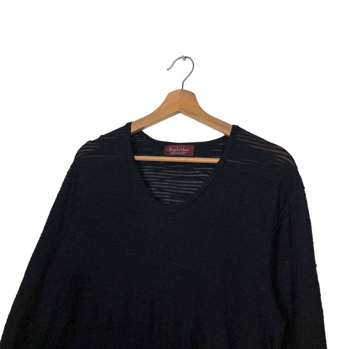Hysteric Glamour 📌Rich Black Long Sleeve T-Shirt Tornado Mart Size US L / EU 52-54 / 3 - 9 Thumbnail