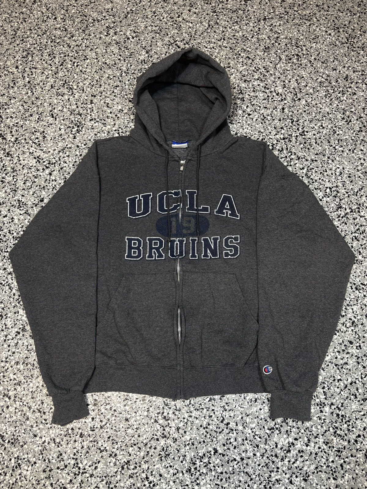 NCAA Vintage 2000s Champion UCLA College Zip Hoodie Size L 0640 Size US XL / EU 56 / 4 - 1 Thumbnail