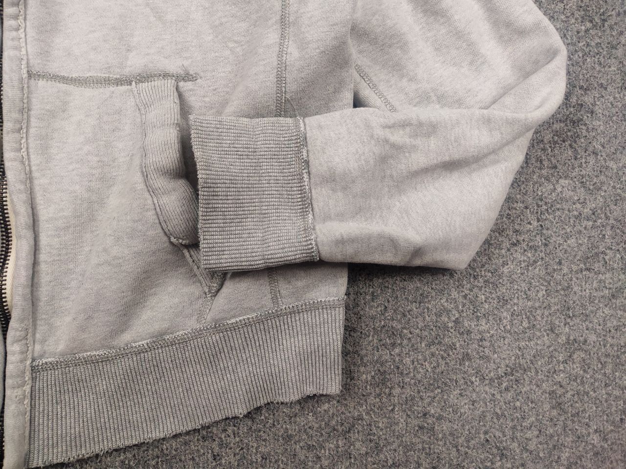 Abercrombie & Fitch Vintage Y2K Abercrombie If six was nine fur Zip Hoodie Opium Size US L / EU 52-54 / 3 - 6 Thumbnail