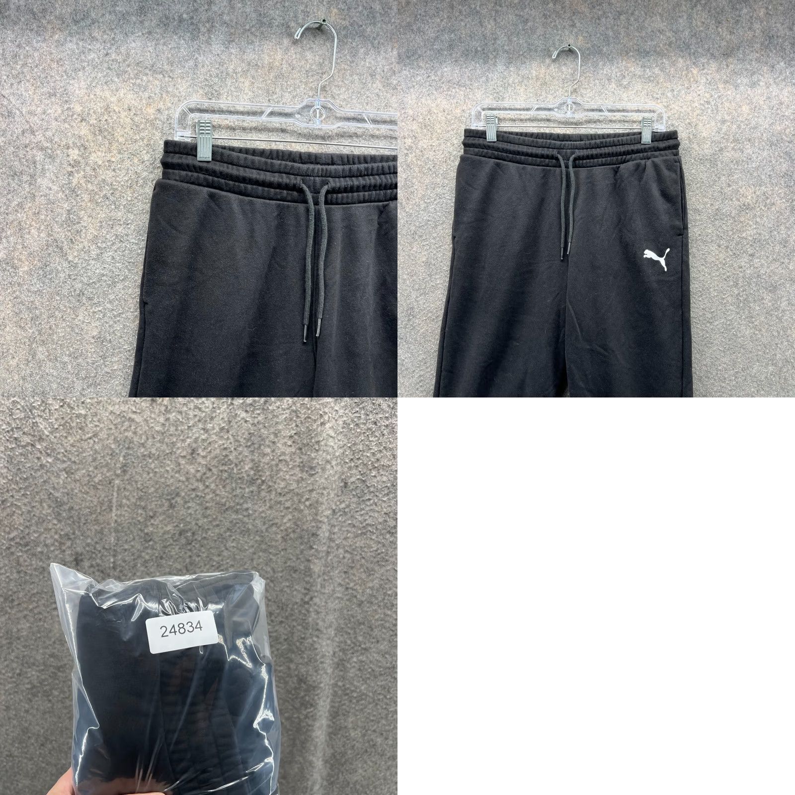 Puma Puma Jogger Women Medium Black Athletic Fleece Sweatpants Tapered Gym Vintage Womens Size 32" / US 10 / IT 46 - 8 Thumbnail