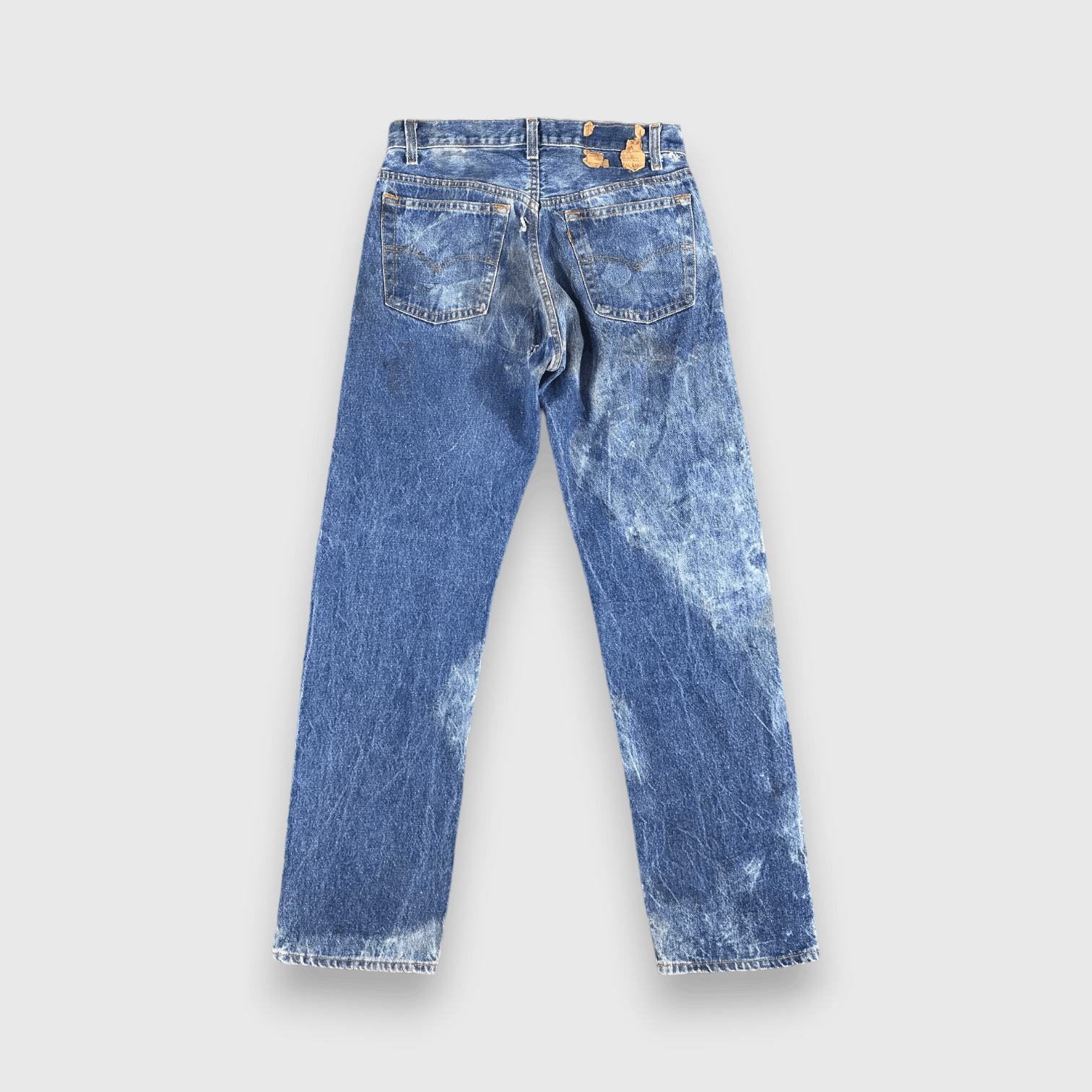 Levi's Vintage 80s Blue Wash Levis 501 Jeans-J1742 Size US 28 / EU 44 - 2 Thumbnail