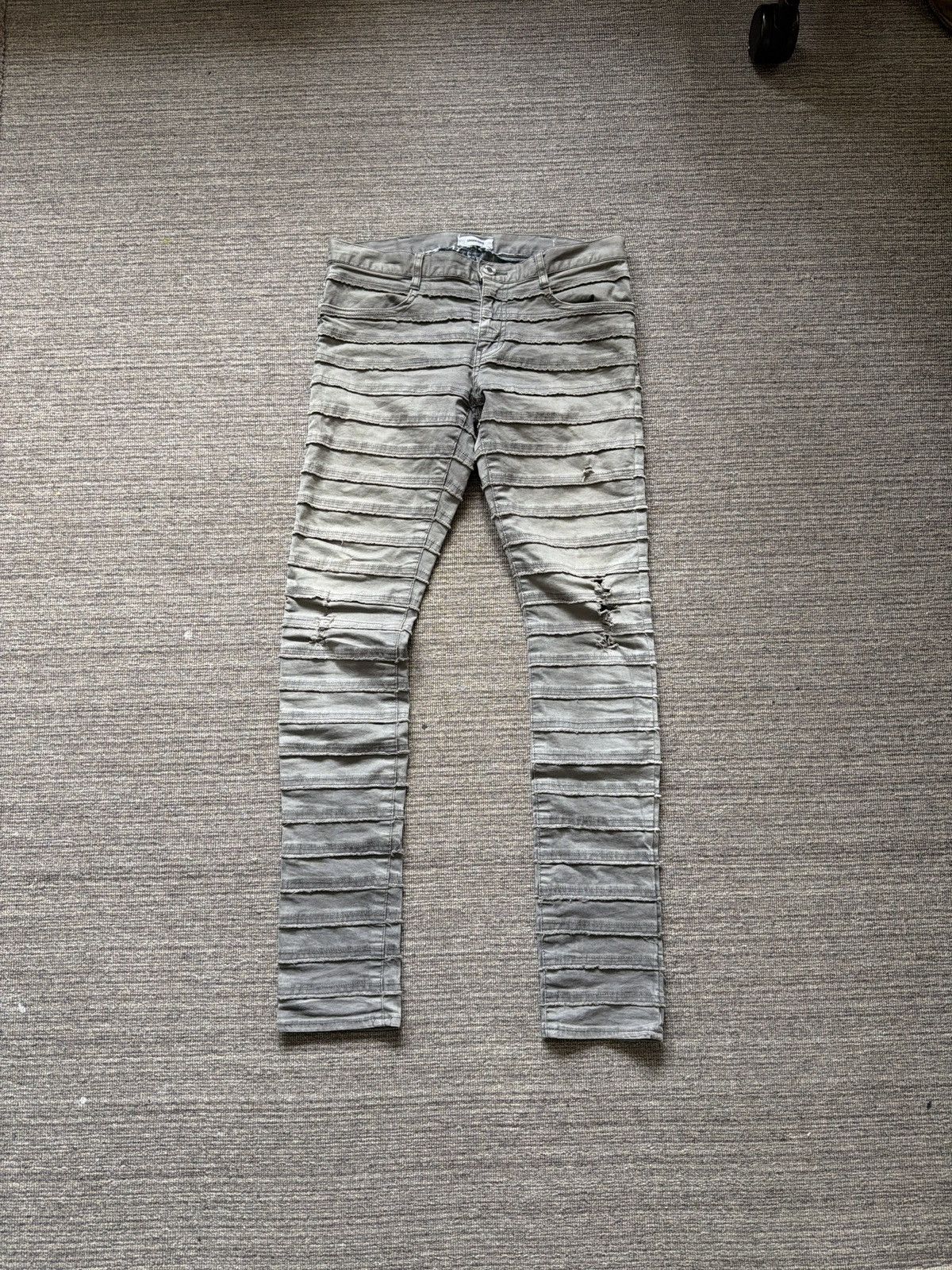 Undercover Undercover 13AW Hagi Denim Gray Size US 27 - 1 Thumbnail