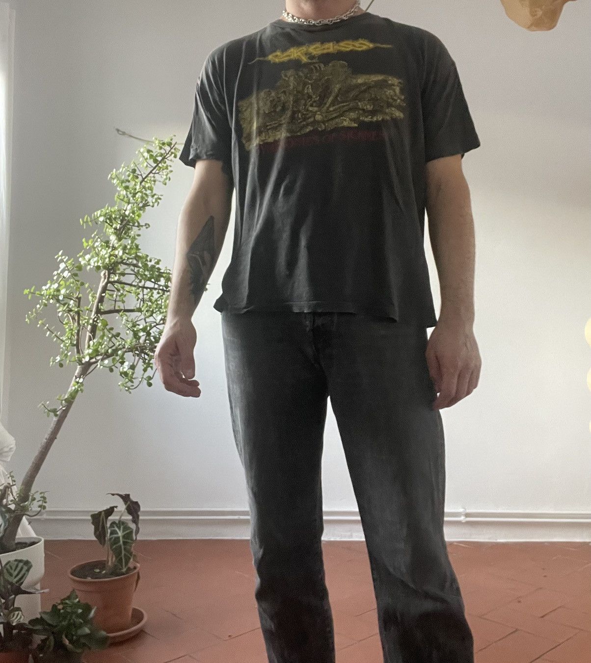 Band Tees Vintage Carcass Symphonies Of Sickness single stitch tshirt Size US L / EU 52-54 / 3 - 2 Thumbnail