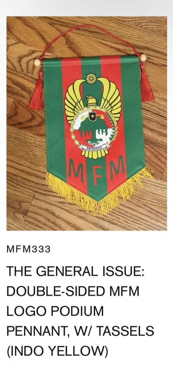murd333r.fm General Issue: Special Ops Double Sided Indo Yellow | Mfm333 Size ONE SIZE - 2 Thumbnail