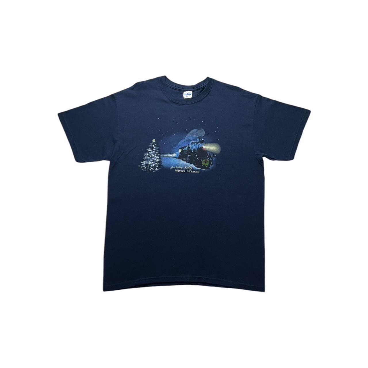 Gildan × Vintage Y2K Grand Canyon Winter Express Train T-Shirt Size US L / EU 52-54 / 3 - 1 Thumbnail