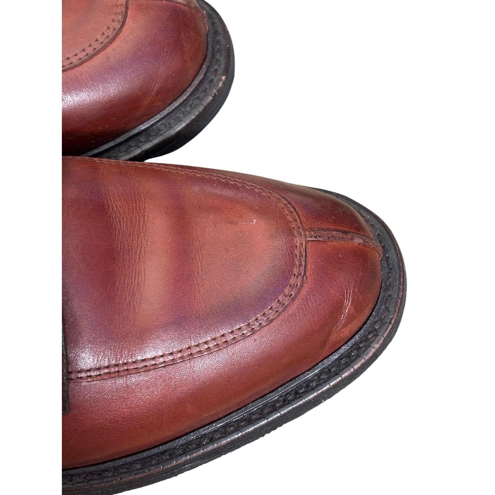 Allen Edmonds Vintage Allen Edmonds Split Toe Derby Shoes Cognac Brown 10 Size US 10 / EU 43 - 6 Thumbnail