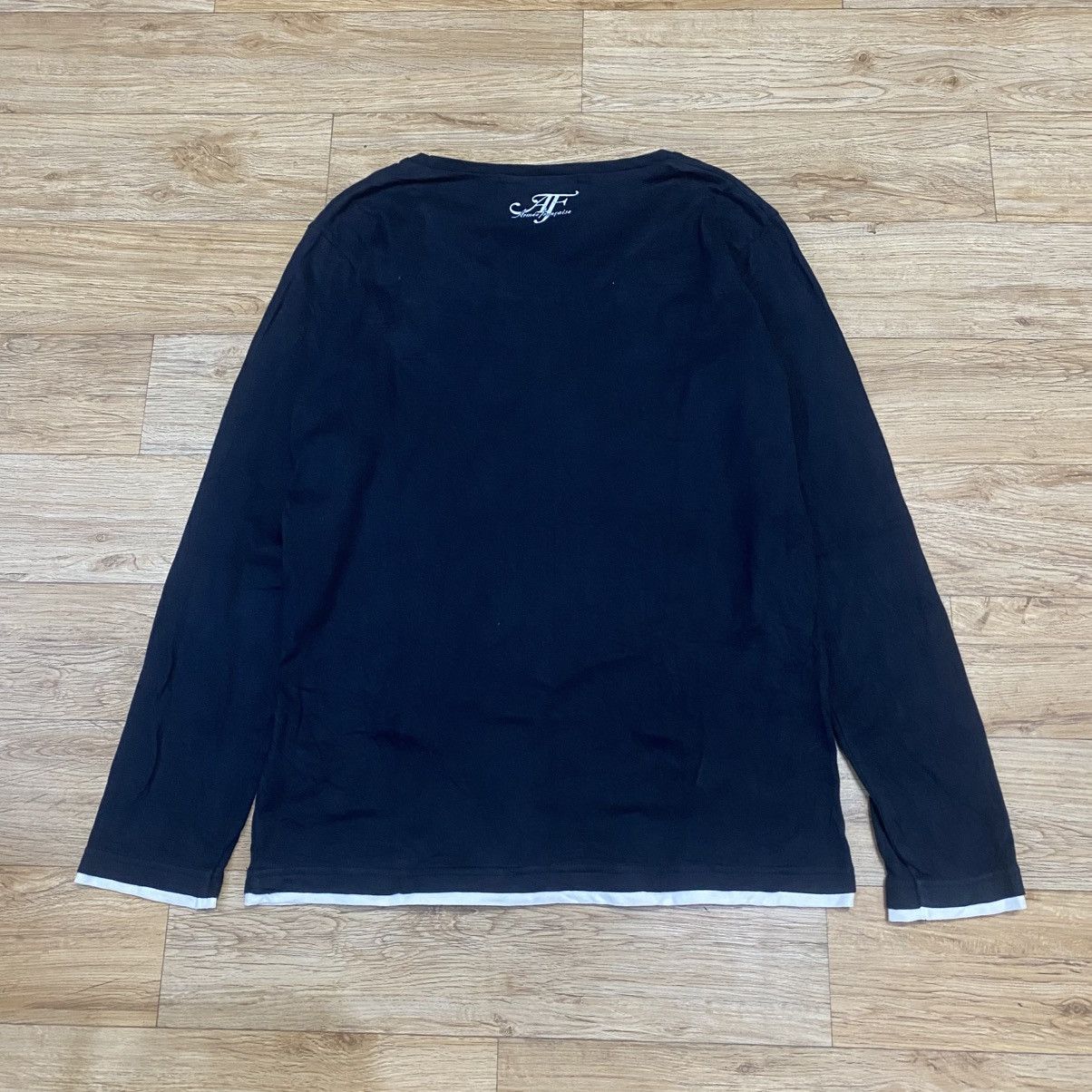 Hysteric Glamour 2000s Armee Francaise Darkwear Style Double Layerd LS Tee Size US M / EU 48-50 / 2 - 9 Thumbnail
