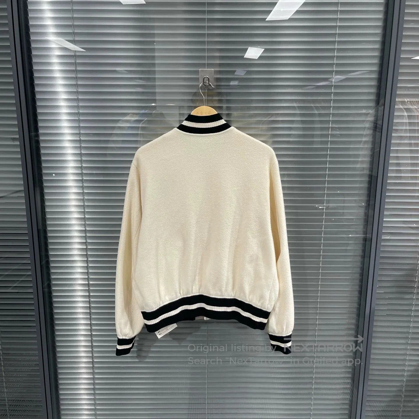 Givenchy White Bomber Jacket with Patch Details Size M. Size US M / EU 48-50 / 2 - 2 Thumbnail