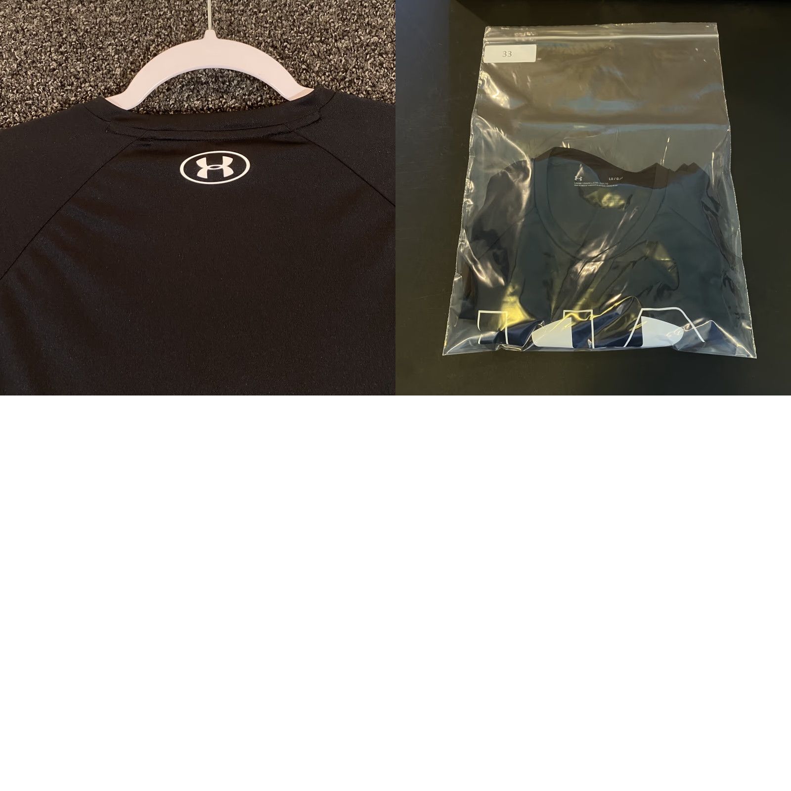 Under Armour Under Armour Shirt Mens Large Black Workout Athletic Tee Short Sleeve Graphic Logo Decade Classic Size US L / EU 52-54 / 3 - 8 Thumbnail