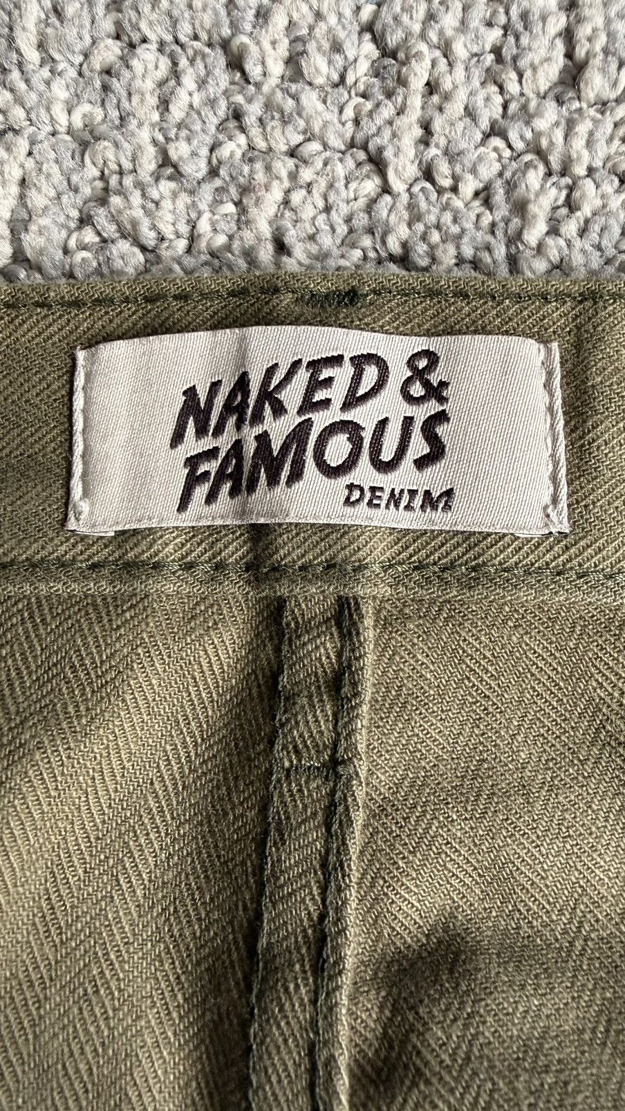 Naked & Famous The Army HBT - Olive Drab Size US 36 / EU 52 - 5 Thumbnail