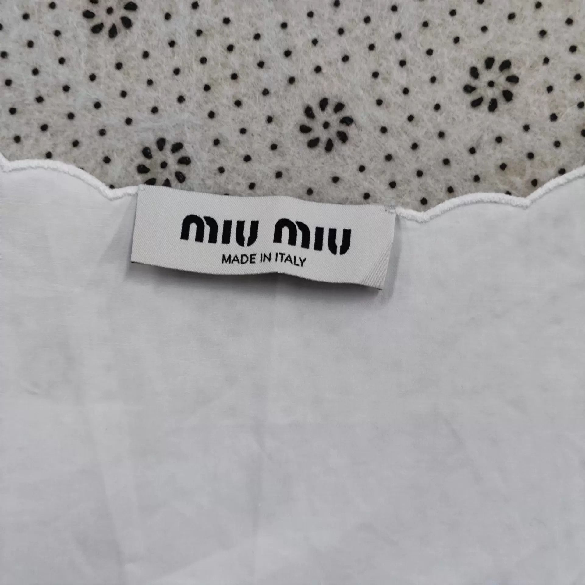 Miu Miu MIU MIU Women's White Cami Size XS / US 0-2 / IT 36-38 - 3 Thumbnail