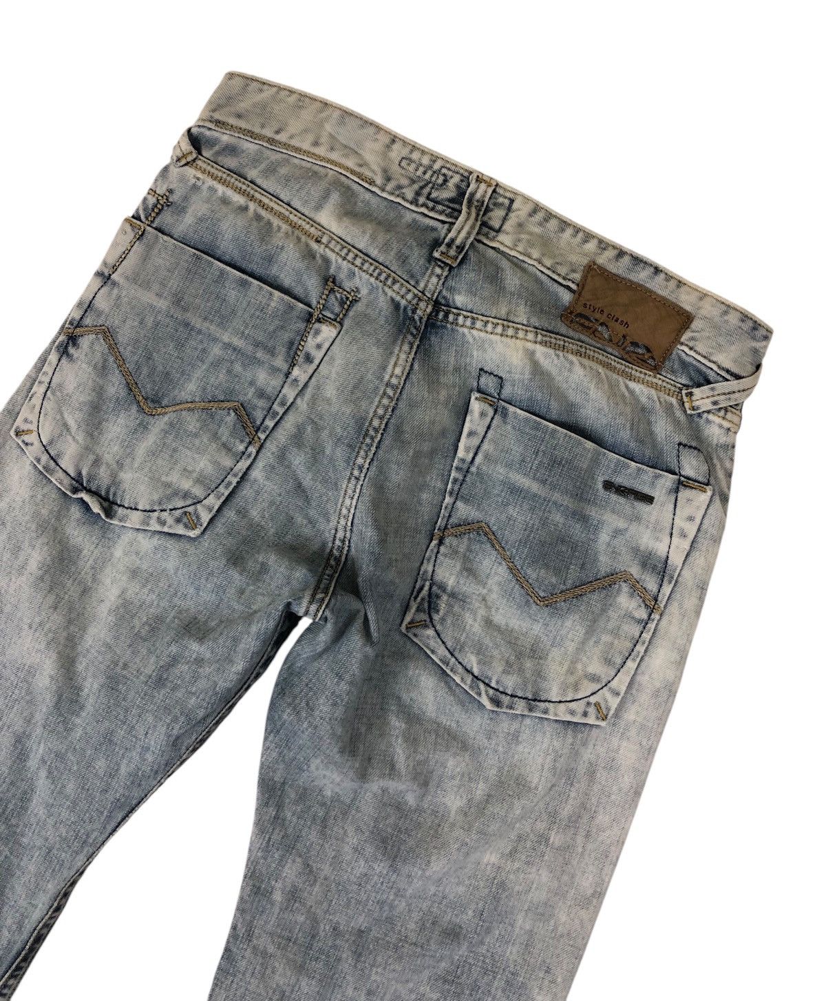 Energie Energie Distressed Ripped Denim Style Clash Jeans Size US 32 / EU 48 - 10 Thumbnail