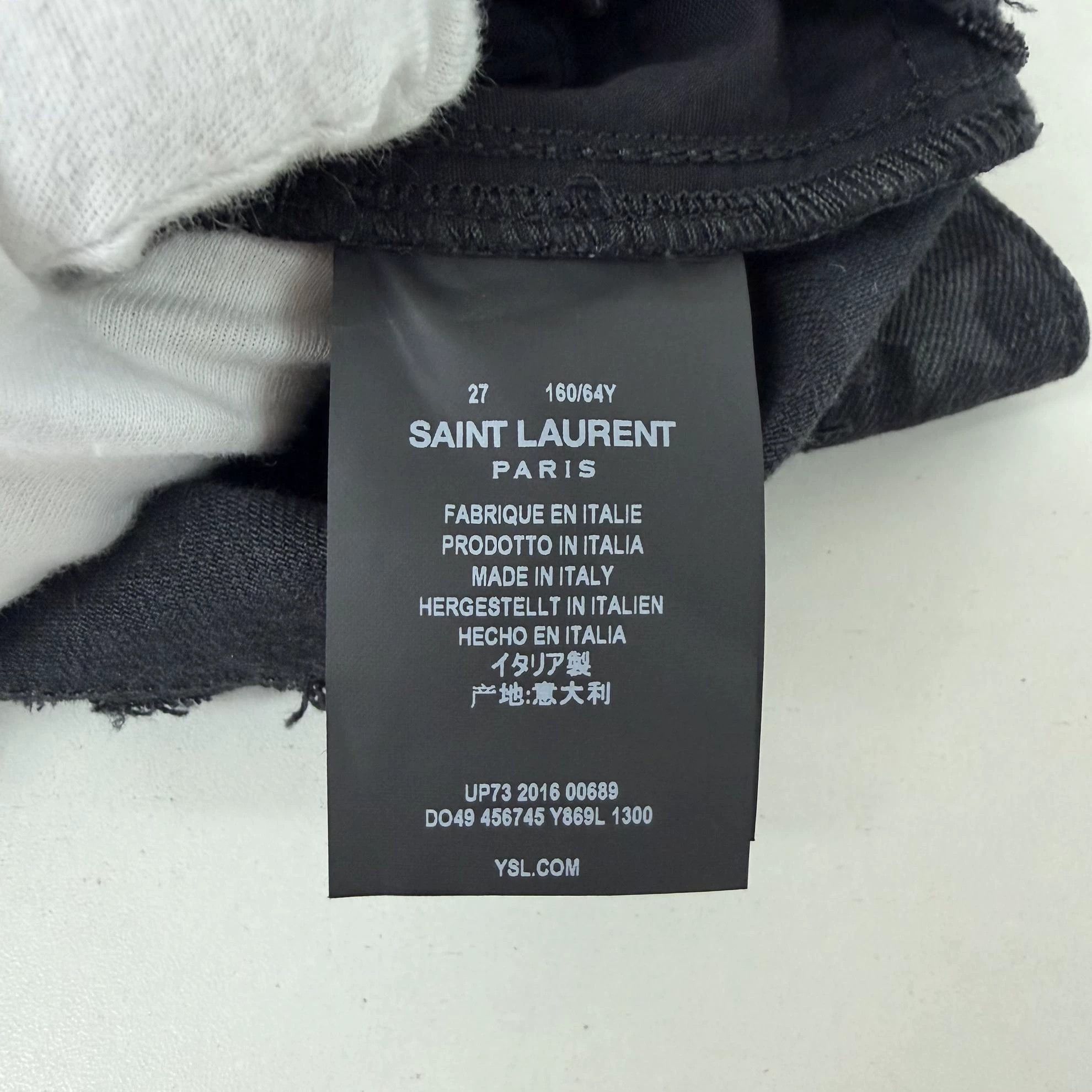 Saint Laurent Paris Saint Laurent Black Star Shorts 27 Size 27" / US 4 / IT 40 - 7 Thumbnail