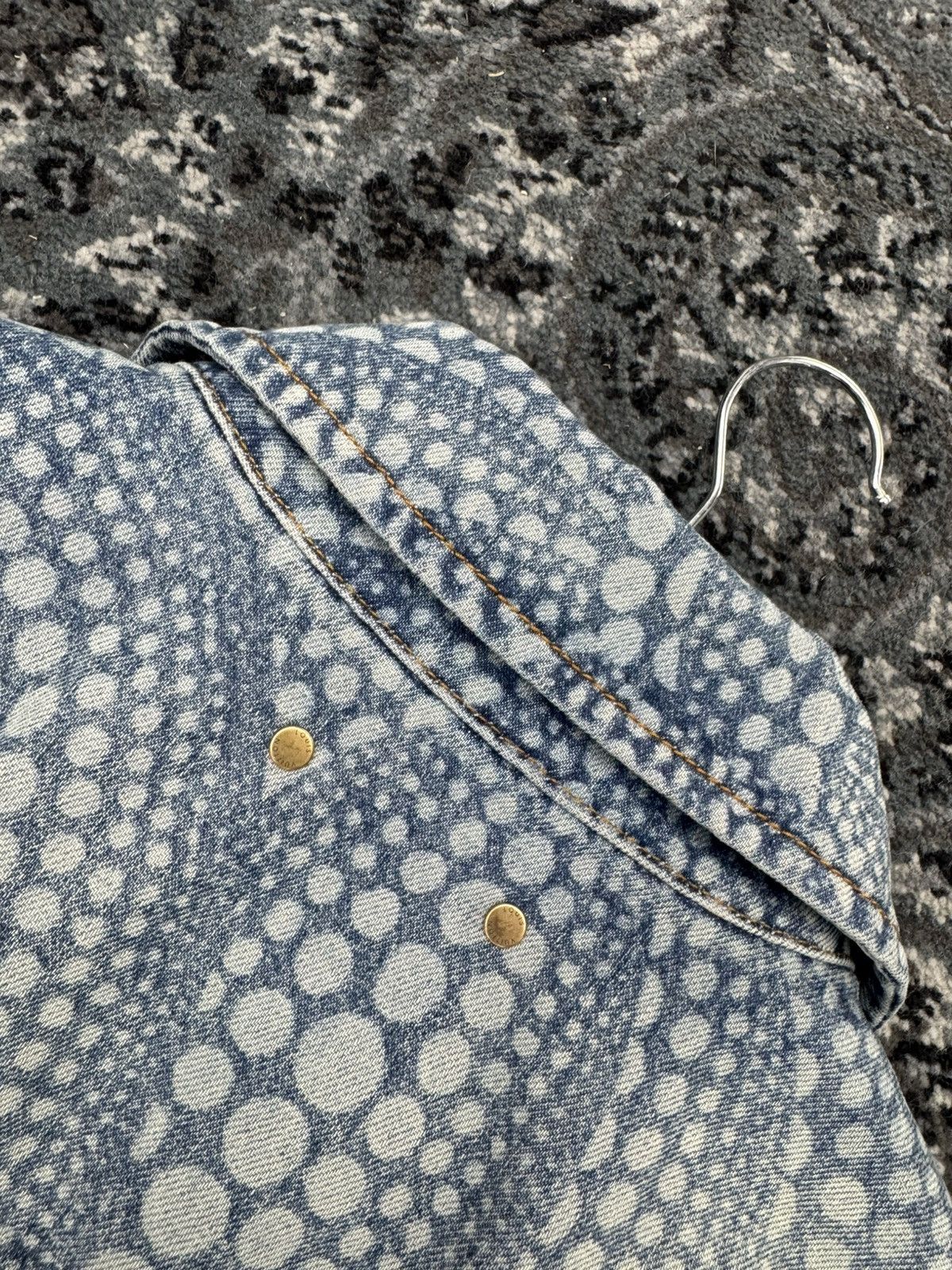 Louis Vuitton × Yayoi Kusama Louis Vuitton YK zip up denim jacket Size US M / EU 48-50 / 2 - 12 Thumbnail