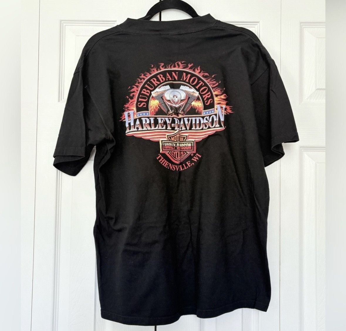 Harley Davidson Harley-Davidson Motorcycles Black Short Sleeve T-Shirt L Size US L / EU 52-54 / 3 - 4 Thumbnail