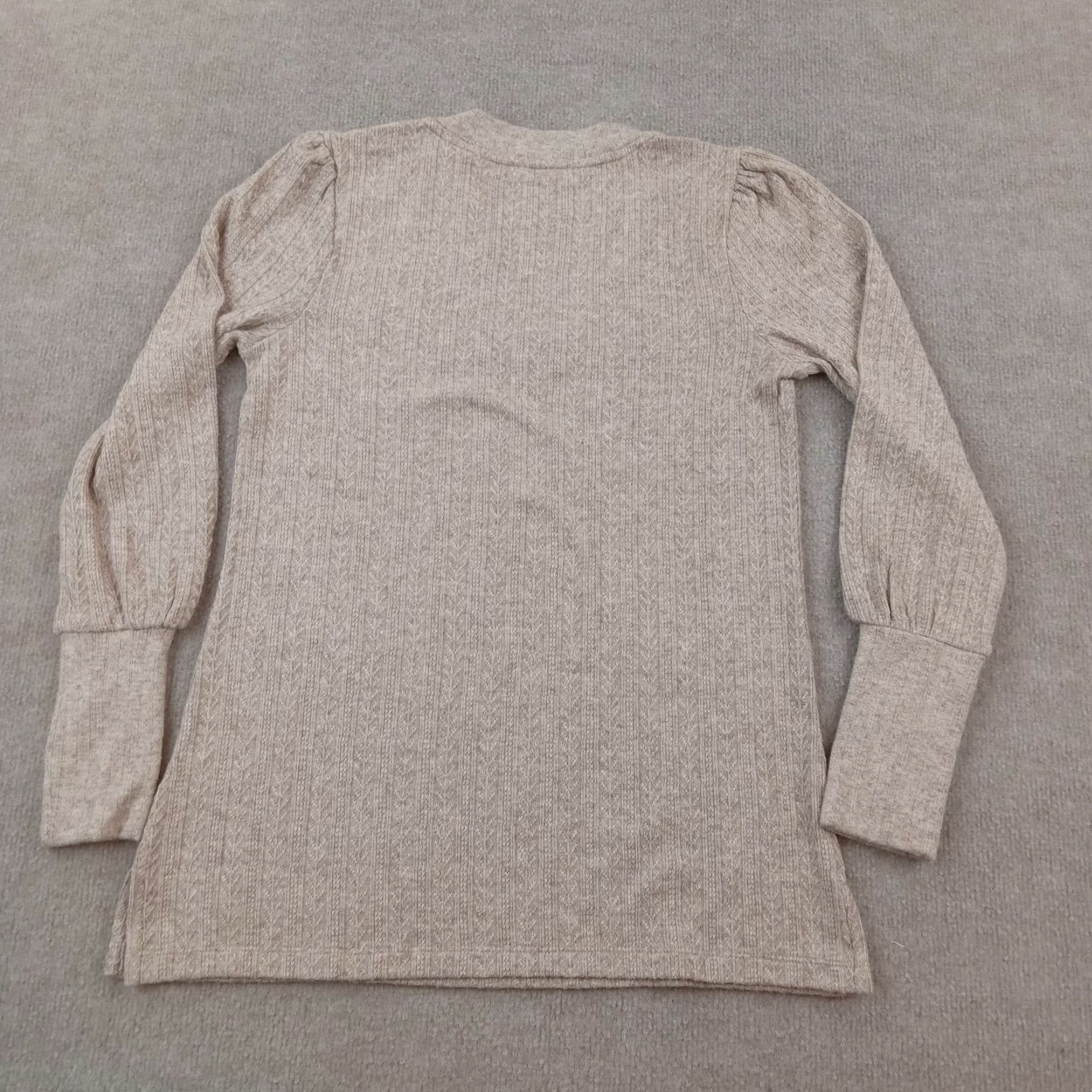 Isaac Mizrahi Isaac Mizrahi Long Sleeve Blouse Womens XS Brown Size XS / US 0-2 / IT 36-38 - 7 Thumbnail