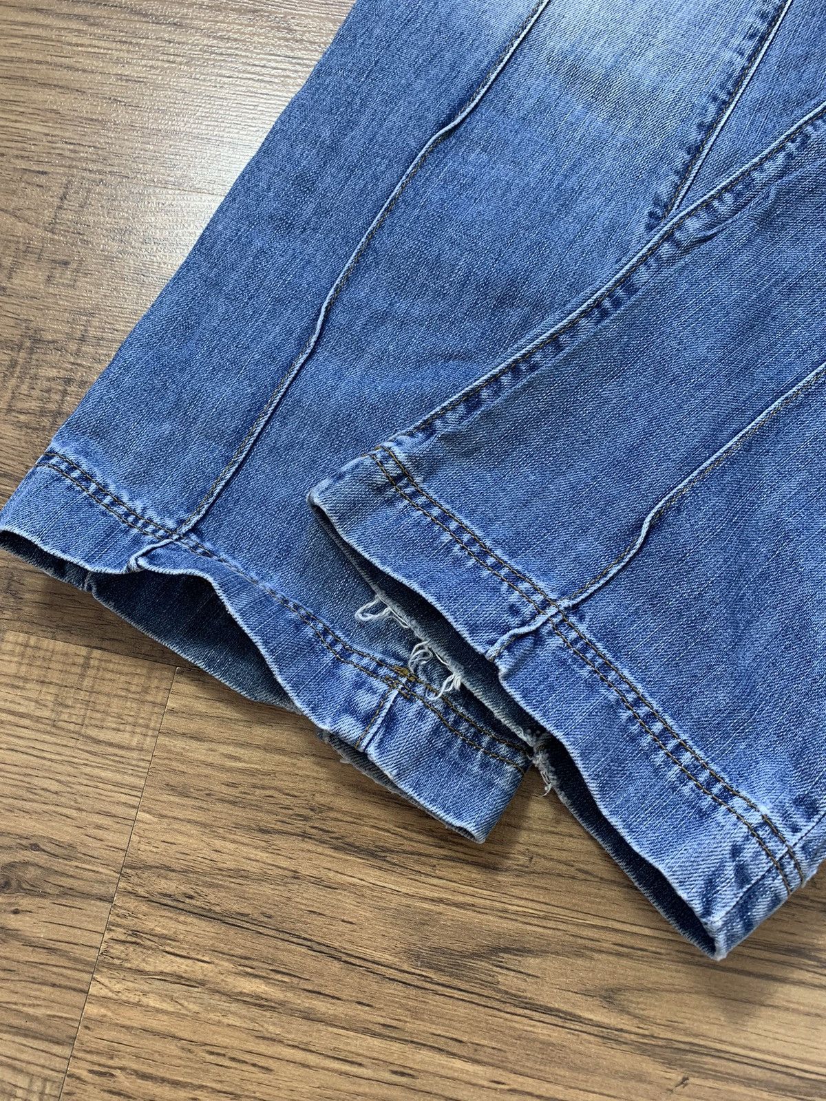Just Cavalli × Roberto Cavalli × Vintage VINTAGE JUST CAVALLI DISTRESSED STYLE JEANS Size 29" - 4 Thumbnail