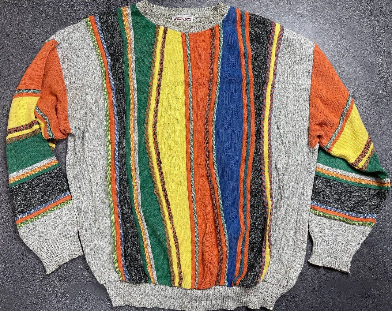 Other Berto Lucci Vintage Sweater Jumper Knitted Size US L / EU 52-54 / 3 - 1 Thumbnail