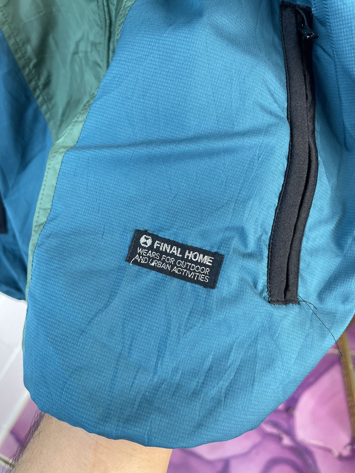 Final Home Final Home Issey Miyake Windbreaker Jacket A1 Size US L / EU 52-54 / 3 - 9 Thumbnail