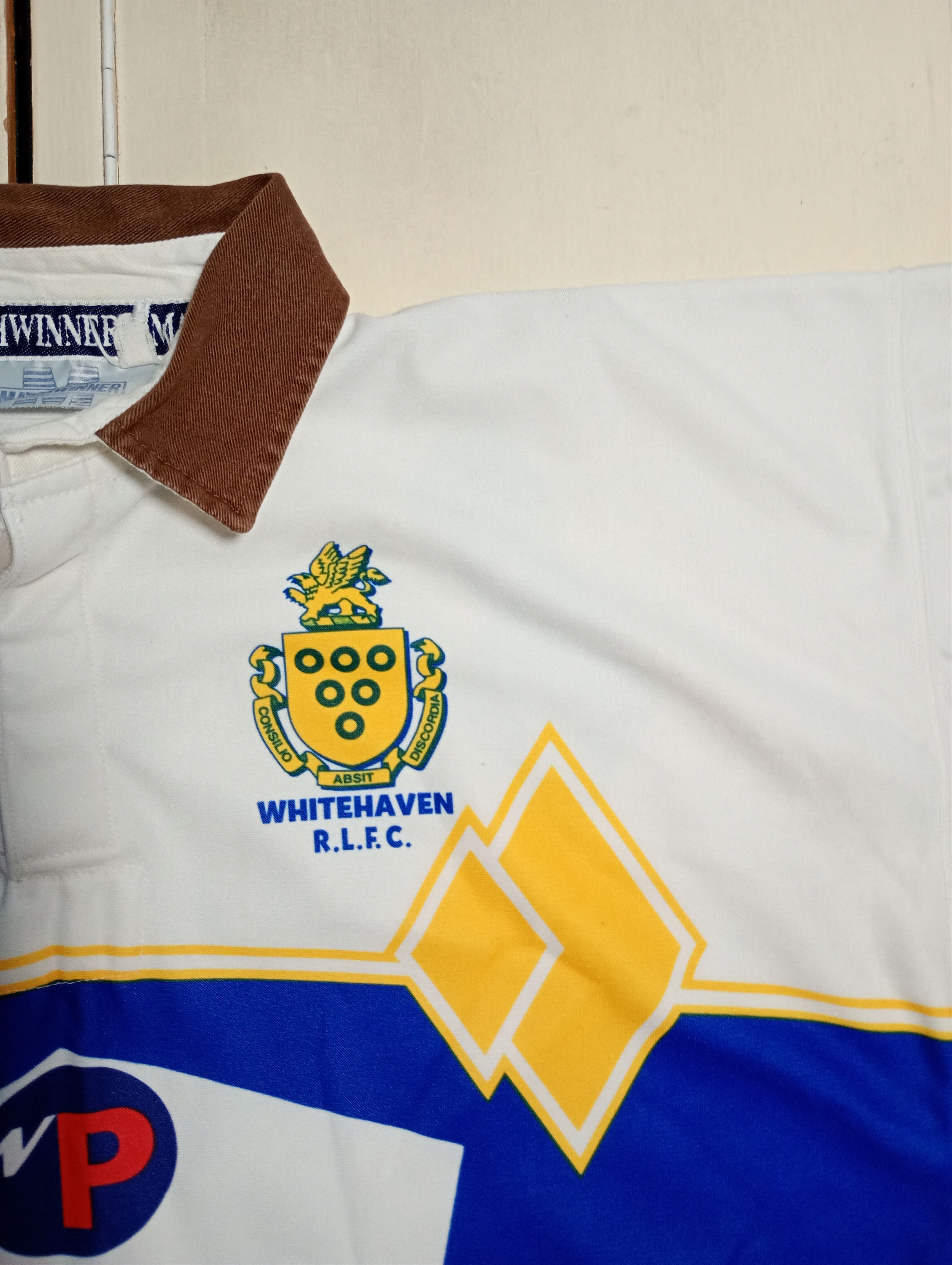 Vintage Matchwinner Whitehaven R.L.F.C. Rugby Shirt #14 V Size US XL / EU 56 / 4 - 9 Thumbnail