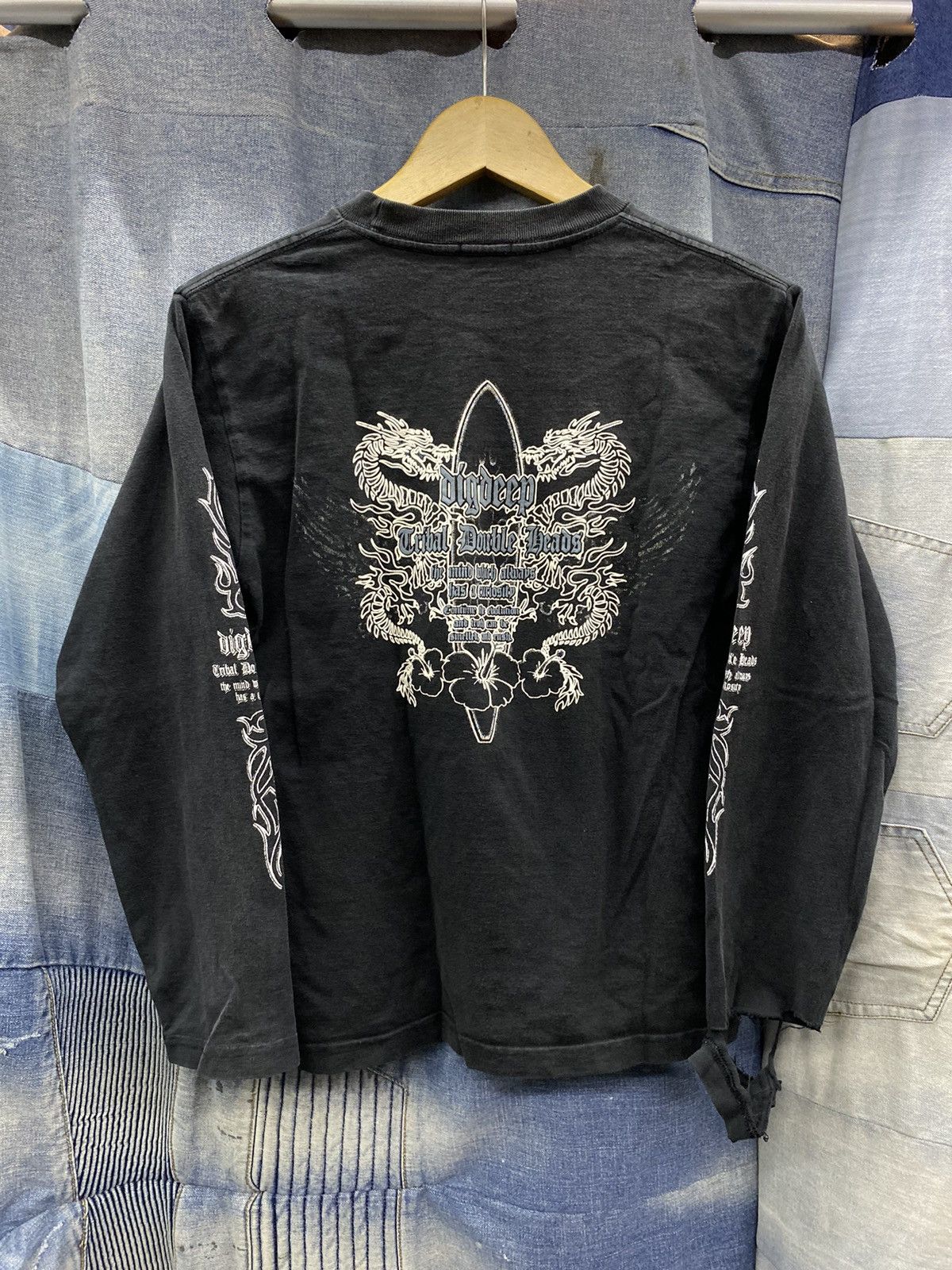 If Six Was Nine × Japanese Brand digdeep poem lengsleeve distress japanese style Size US S / EU 44-46 / 1 - 10 Thumbnail