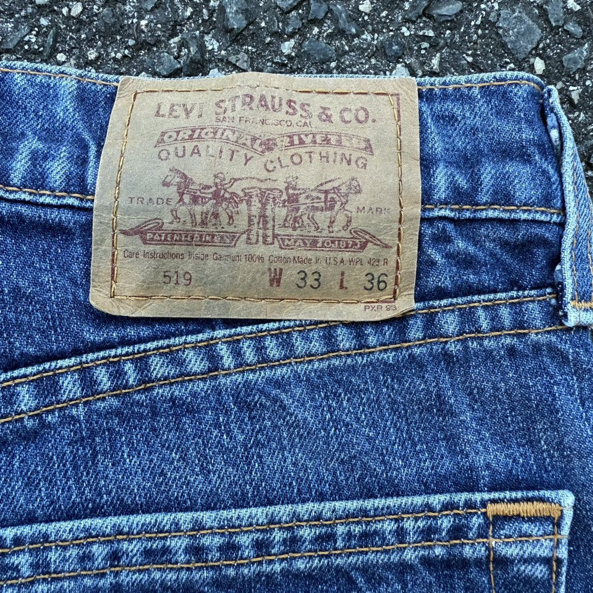 Levi's Vintage Clothing VINTAGE LEVI'S 519 FADED JEAN DENIM PANTS Size US 33 - 15 Thumbnail