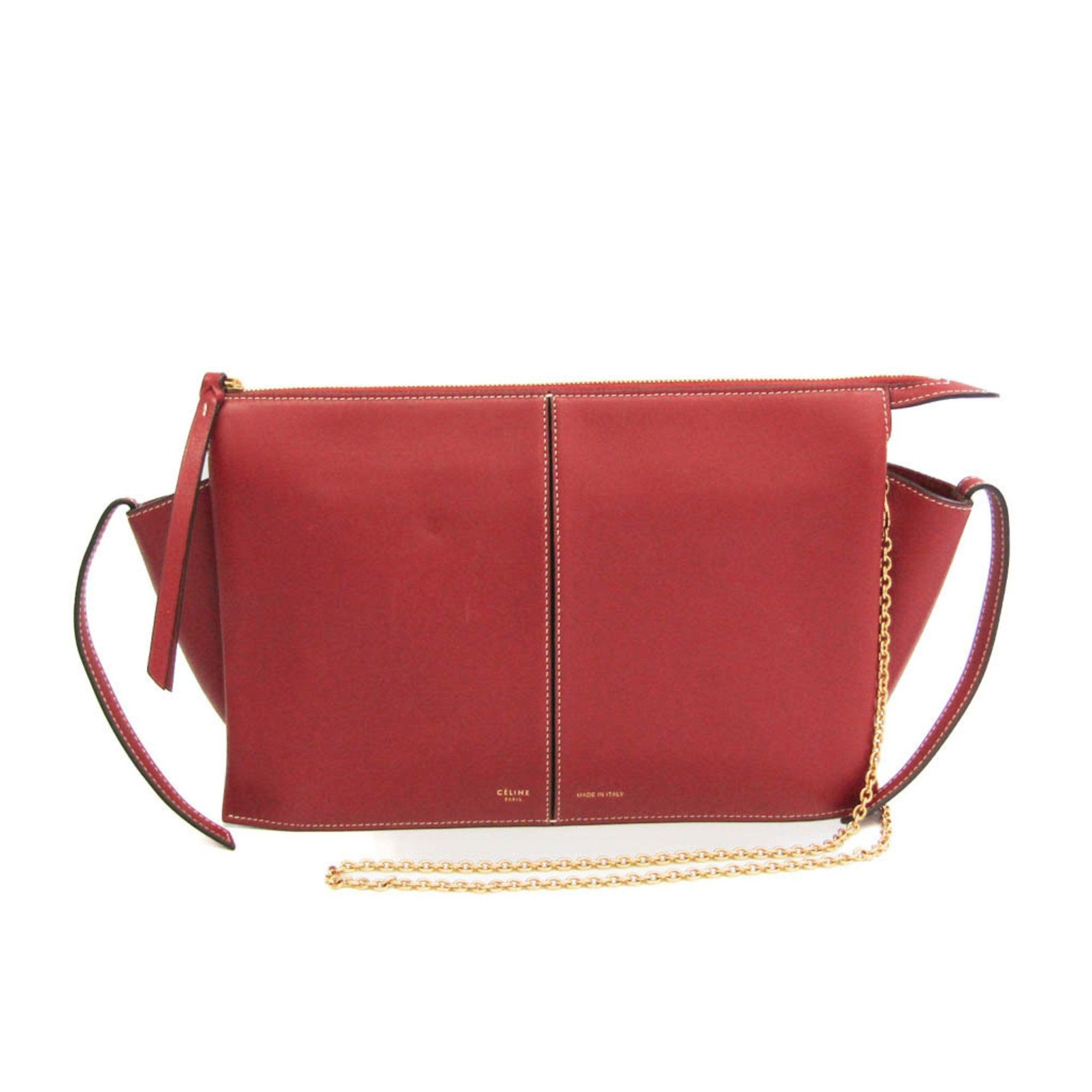 image of Celine Shopper in Red, Women's
