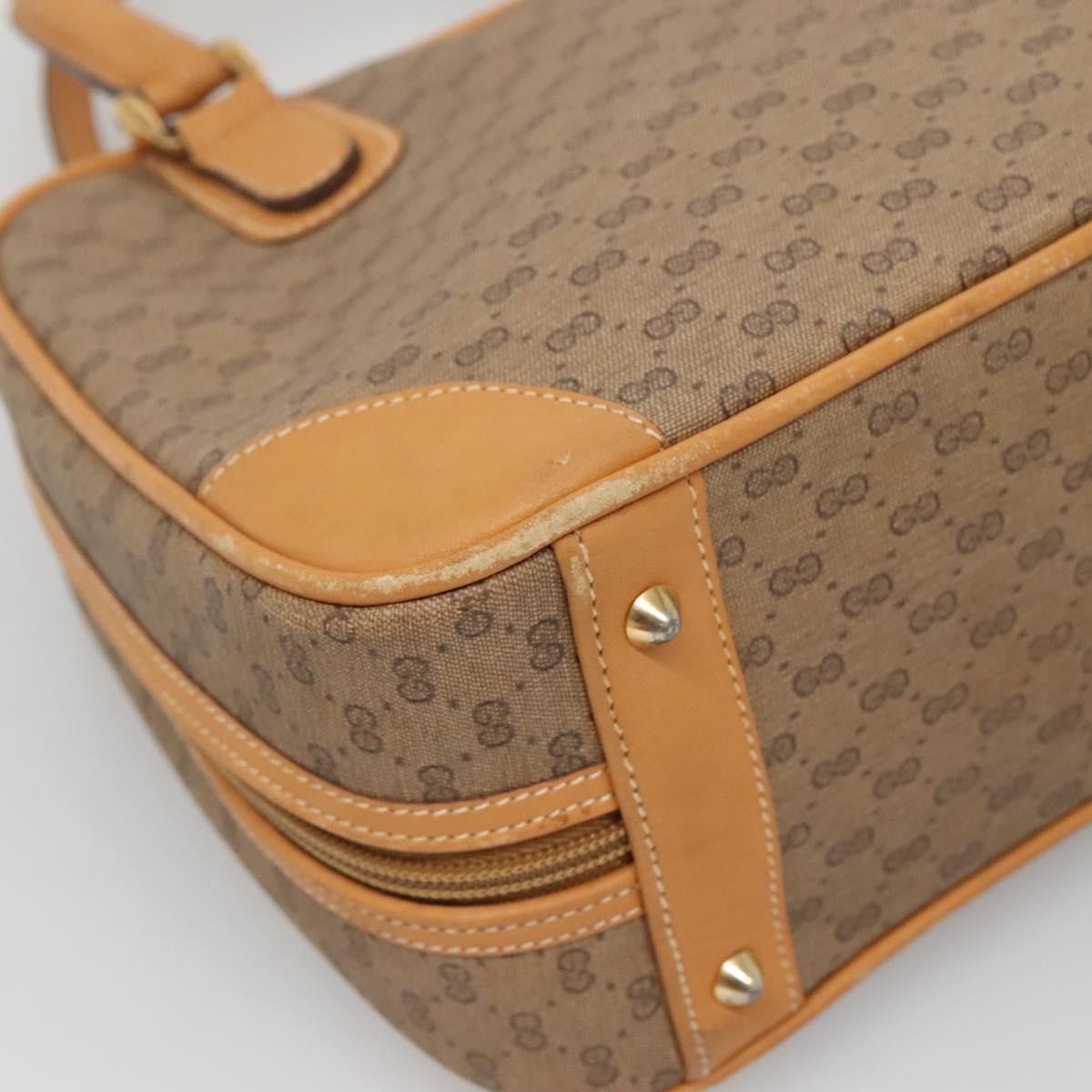Gucci GUCCI Micro GG Supreme Hand Bag Pvc Beige Gold 000 39 000 39 Size ONE SIZE - 13 Thumbnail