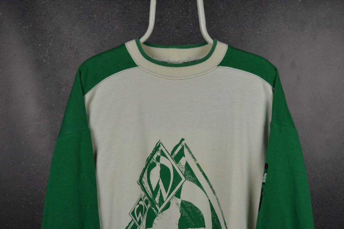 Puma Werder Bremen Football Vintage 90s Sweatshirt Soccer Puma Size US L / EU 52-54 / 3 - 3 Thumbnail